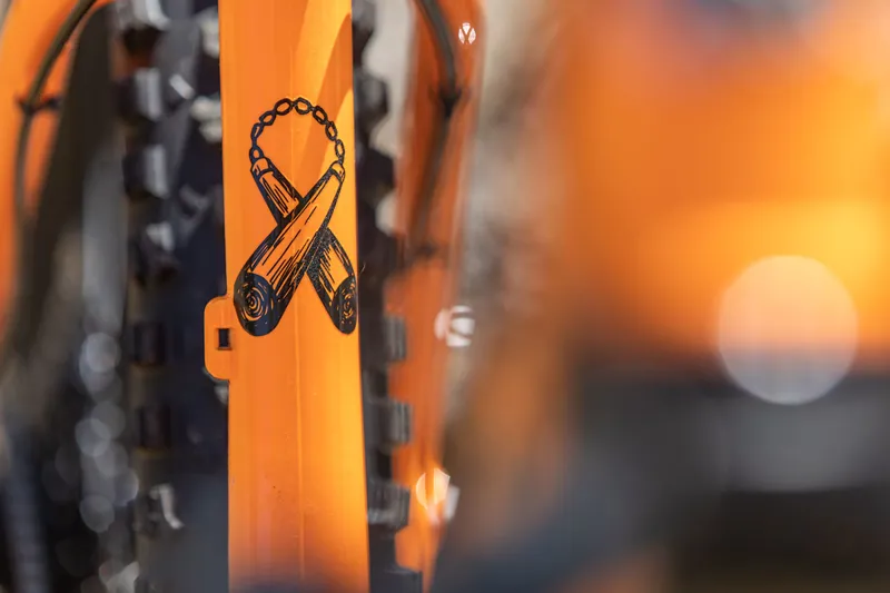 Surly Karate Monkey 27.5+ Mountain Bike in Toxic Tangerine-3