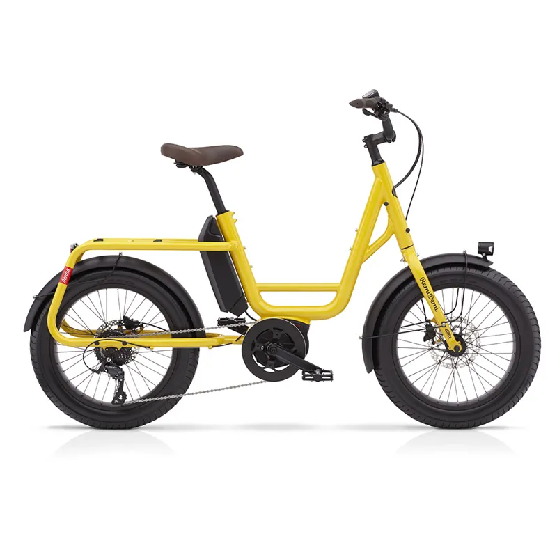 Benno Remidemi E-Cargo Bike in Turmeric Yellow 