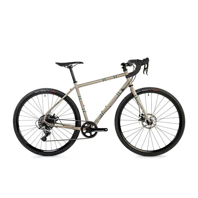 The Light Blue Darwin Rival 1x All-Road Bike in Galvanised