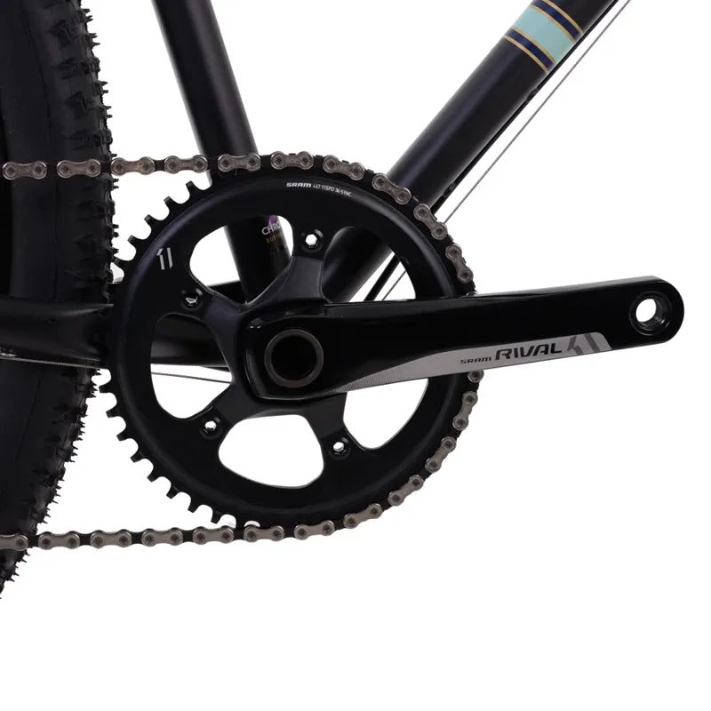 The Light Blue Darwin One By MT Drop Bar Mountain Bike in Galvanised-1