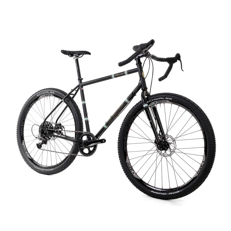 The Light Blue Darwin One By MT Drop Bar Mountain Bike in Galvanised-3
