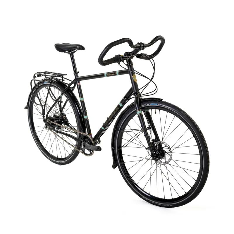 The Light Blue Darwin Speedtour Rohloff Touring Bike in Galvanised-1