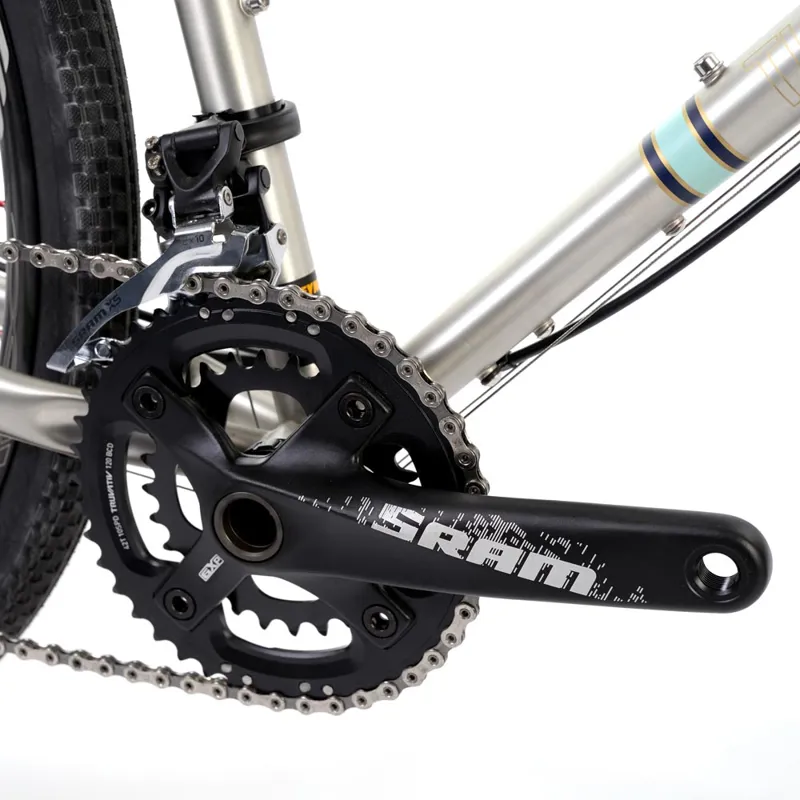 The Light Blue Darwin Twin Peak Steel Gravel Bike in Galvanise-1