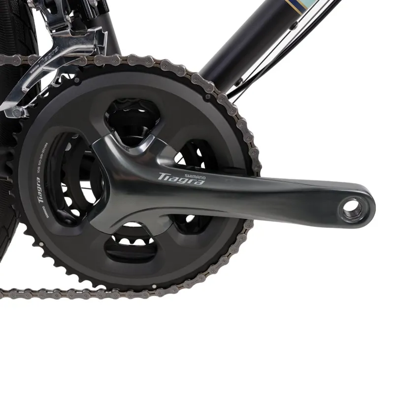 The Light Blue Darwin D Tour Steel Touring Bike in Flat Black-1