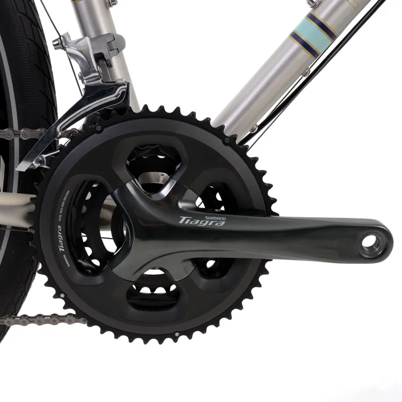 The Light Blue Darwin D Tour Steel Touring Bike Galvanised-2