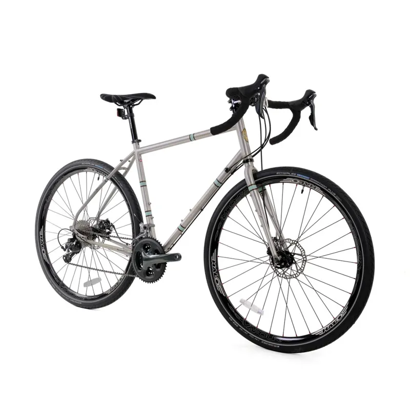 The Light Blue Darwin D Tour Steel Touring Bike Galvanised-3