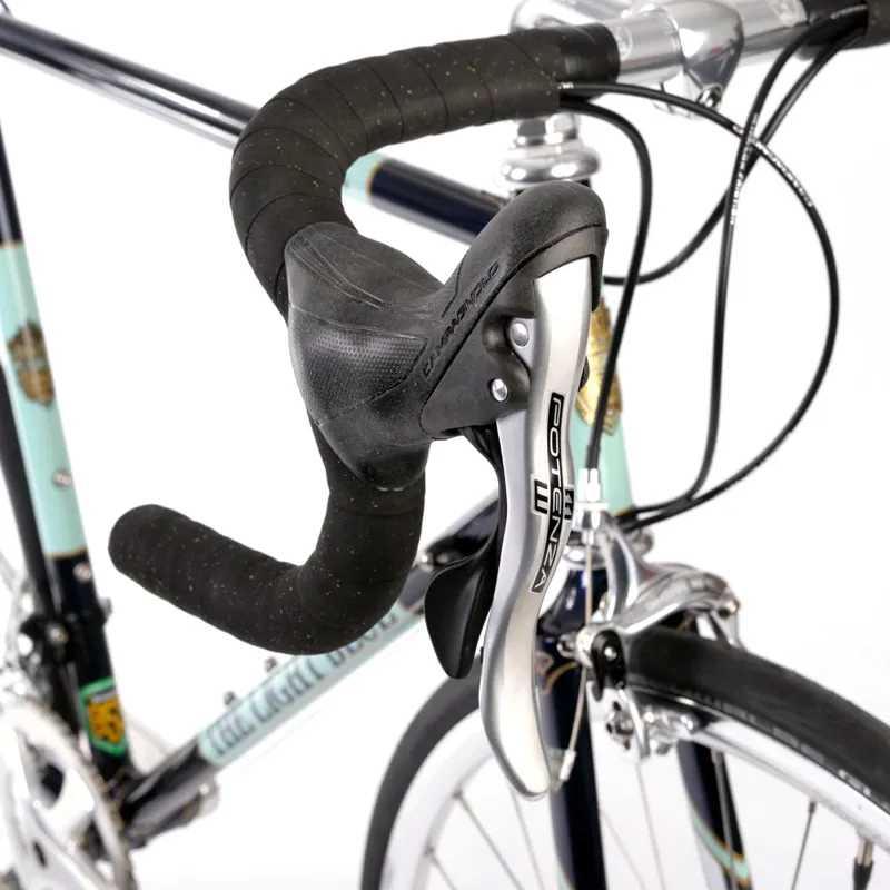 The Light Blue Kings Potenza 853 Steel Road Bike in Blue and Chrome-3