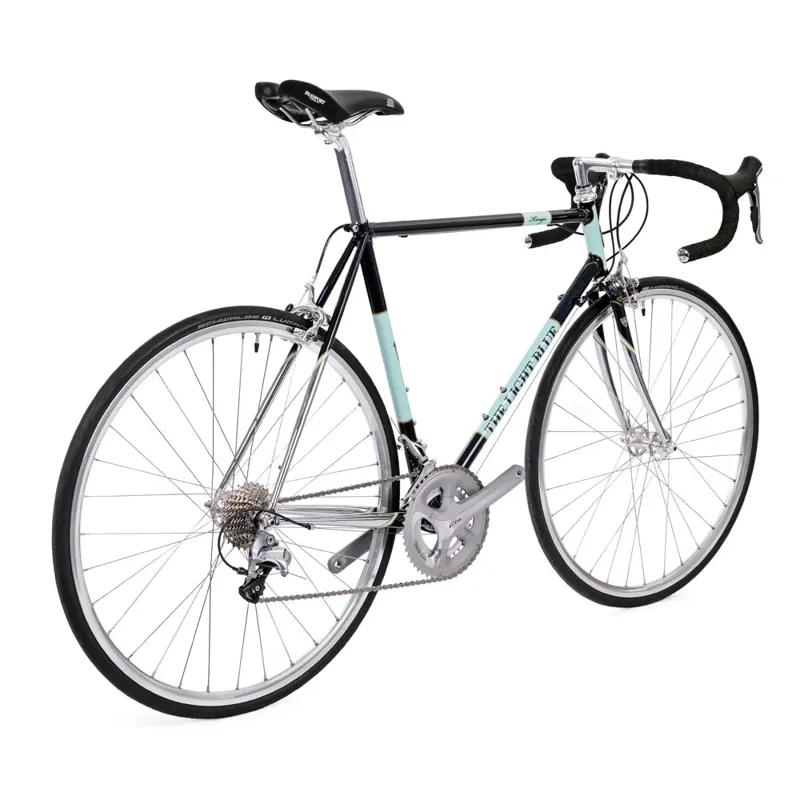 The Light Blue Kings 105 853 Steel Road Bike in Blue and Chrome-2