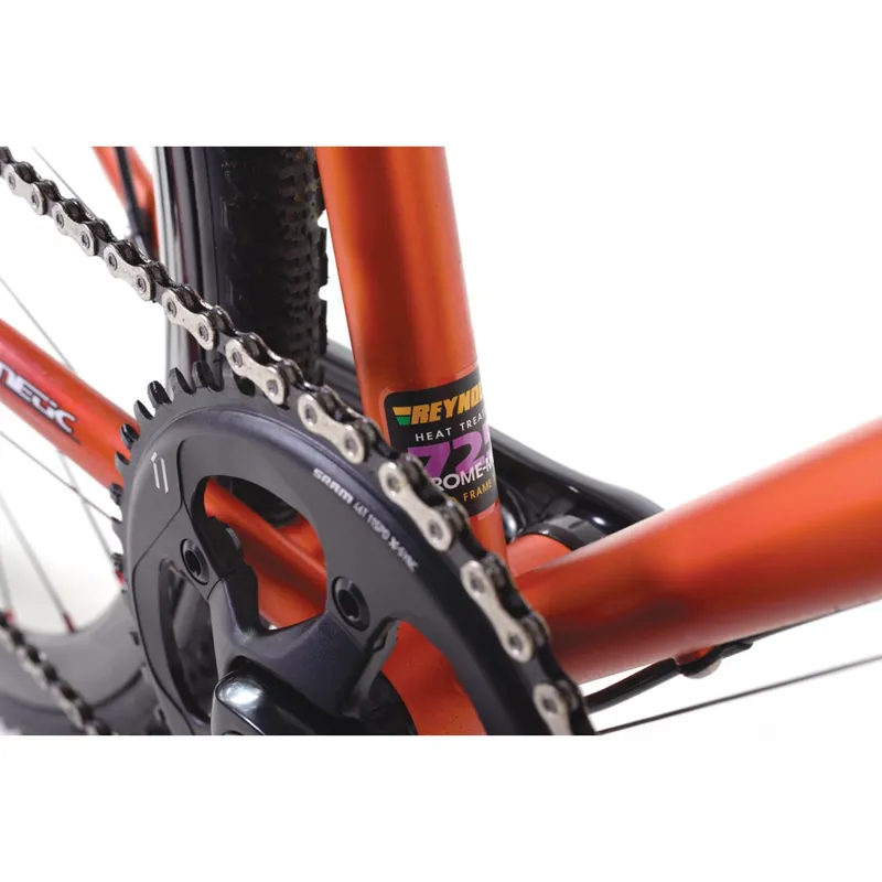 The Light Blue Robinson 1x Steel Touring/Gravel Bike in Orange-2