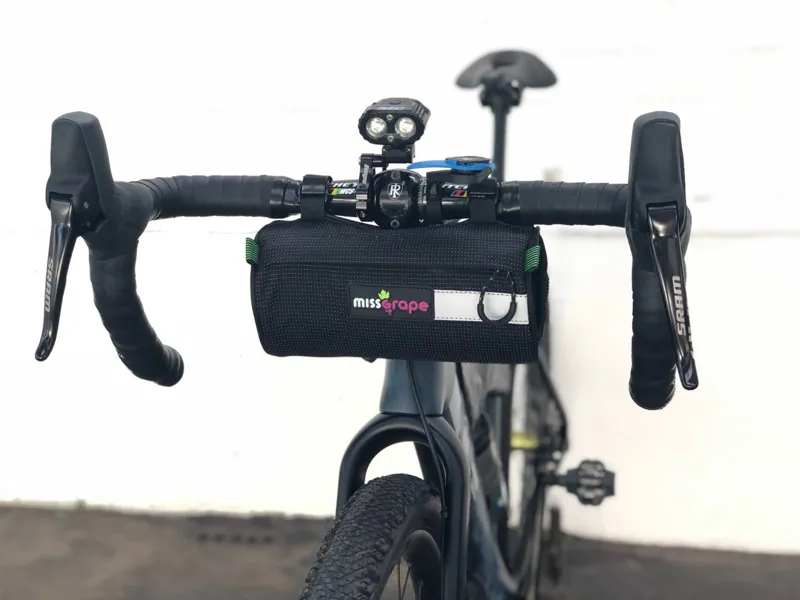 Miss Grape Moon 2L Handlebar Bag in Black-4