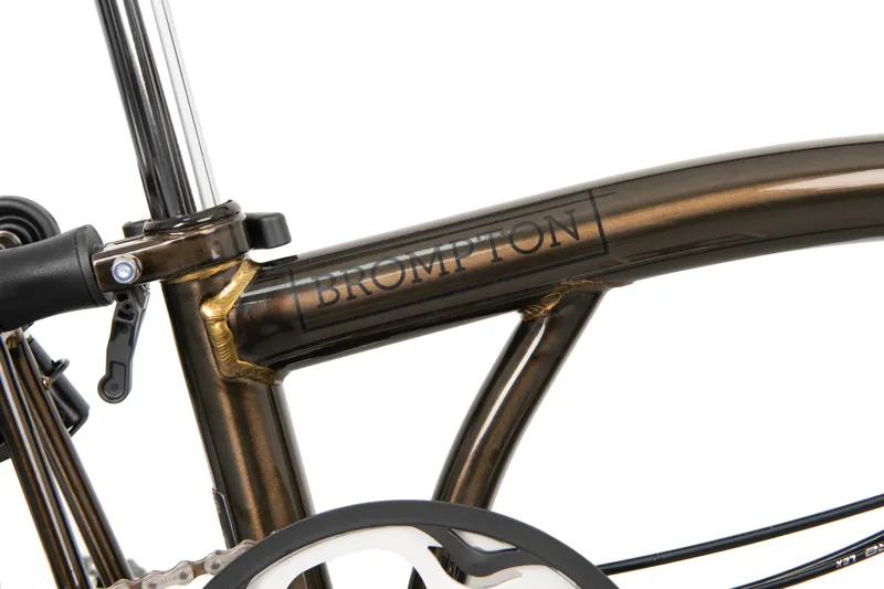 2021 Brompton M6L 6 Speed Folding Bike with Dynamo in Black Lacquer-4