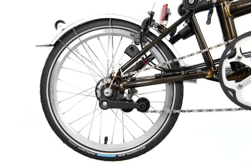 2021 Brompton M6L 6 Speed Folding Bike with Dynamo in Black Lacquer-5
