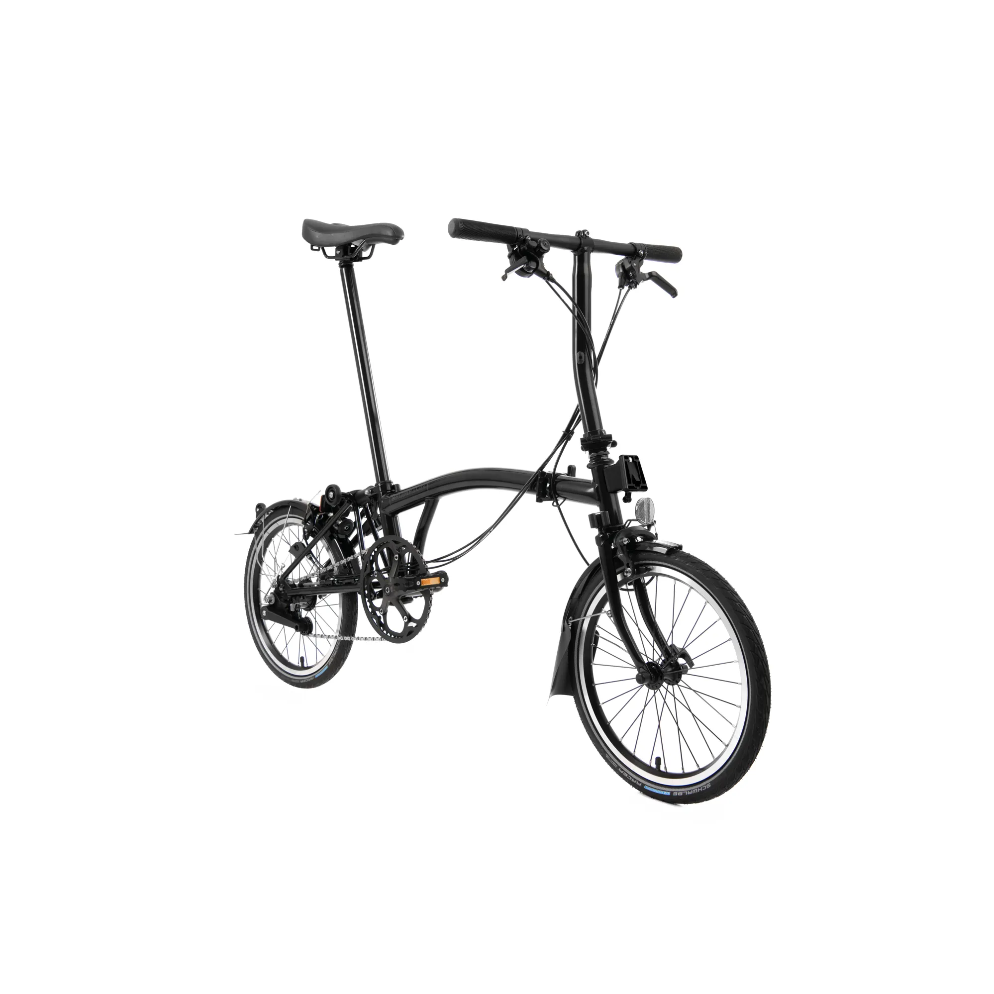 2021 Brompton S2L Black Edition Folding Bicycle in Gloss Black