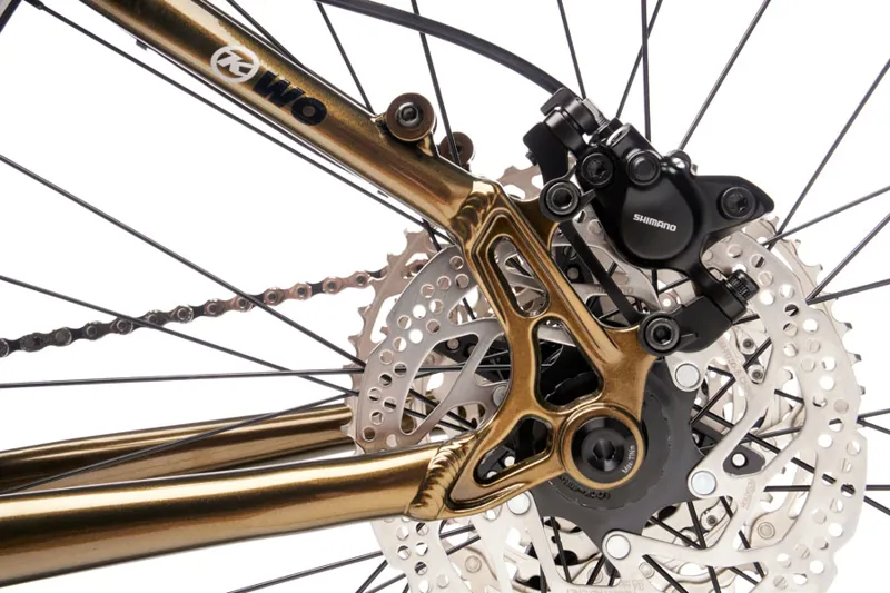 2021 Kona Wo Fat Bike in Gloss Metallic Champagne-7