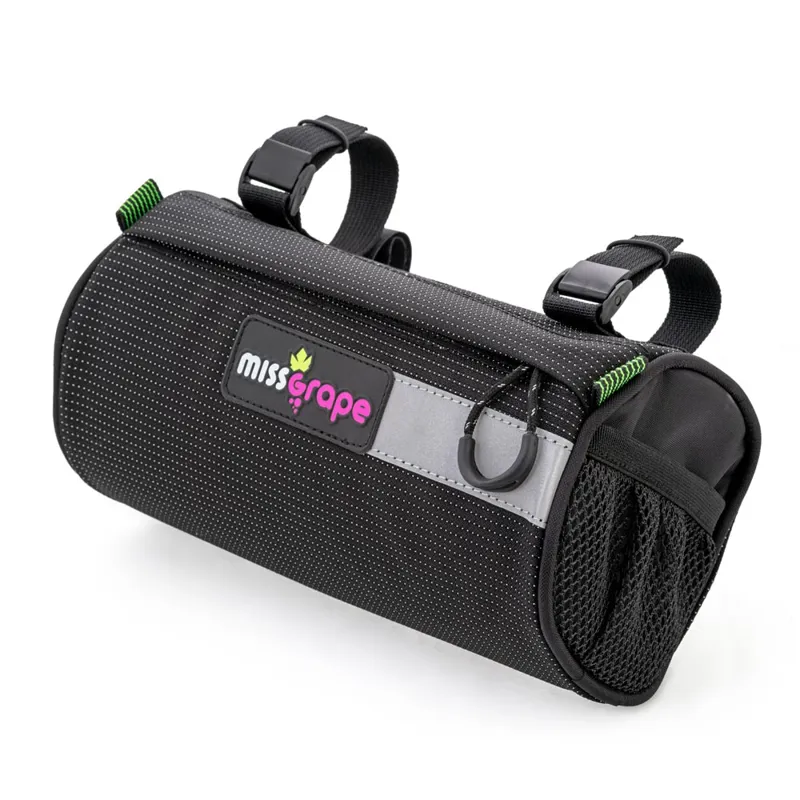 Miss Grape Moon 2L Handlebar Bag in Black-1
