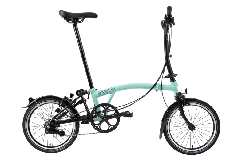2020 Brompton M6R-12 Black Edition Folding Bike in Turkish Green-1