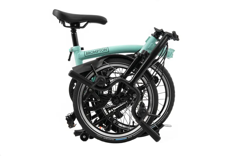 2020 Brompton M6R-12 Black Edition Folding Bike in Turkish Green-2