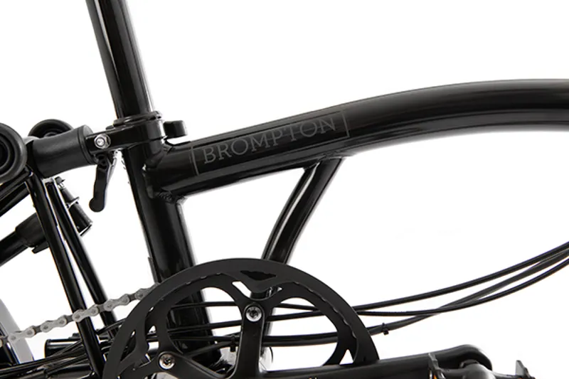2020 Brompton M6L-12 Black Edition Folding Bike in Gloss Black-4