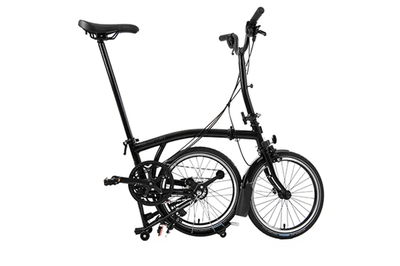 2020 Brompton M6L-12 Black Edition Folding Bike in Gloss Black-2