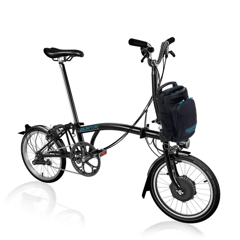 Brompton M6L Electric Folding Bike in Black