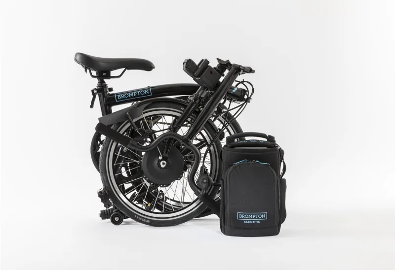 Brompton M6L Electric Folding Bike in Black-2