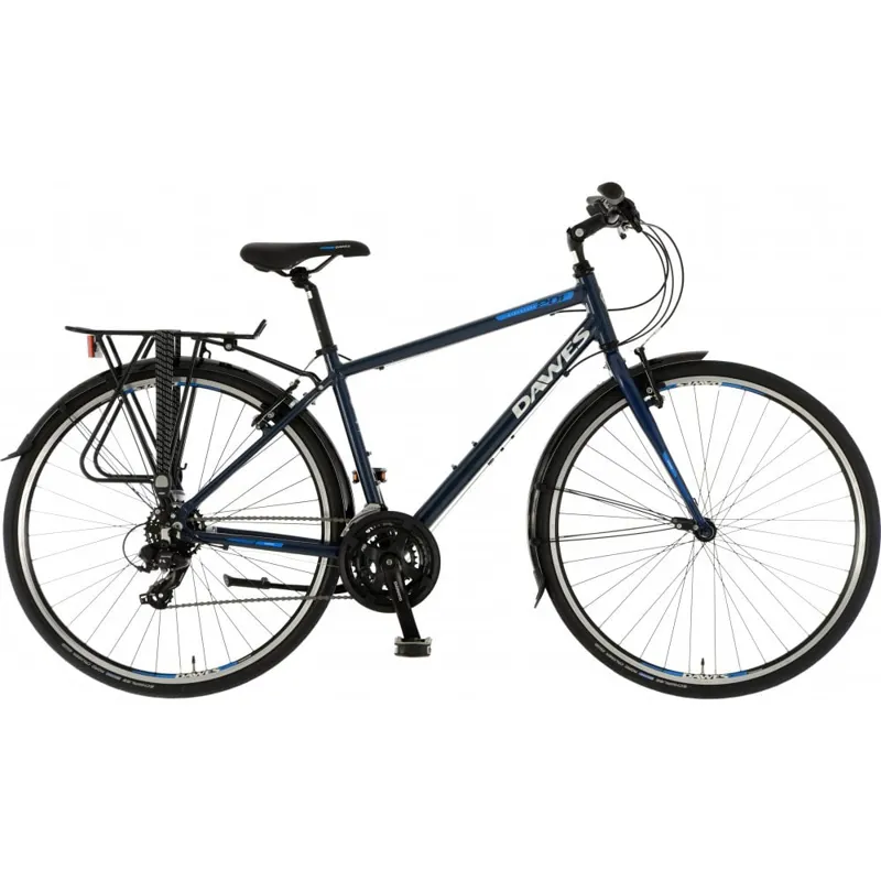 Dawes Discovery 201 EQ Hybrid Bike in Blue