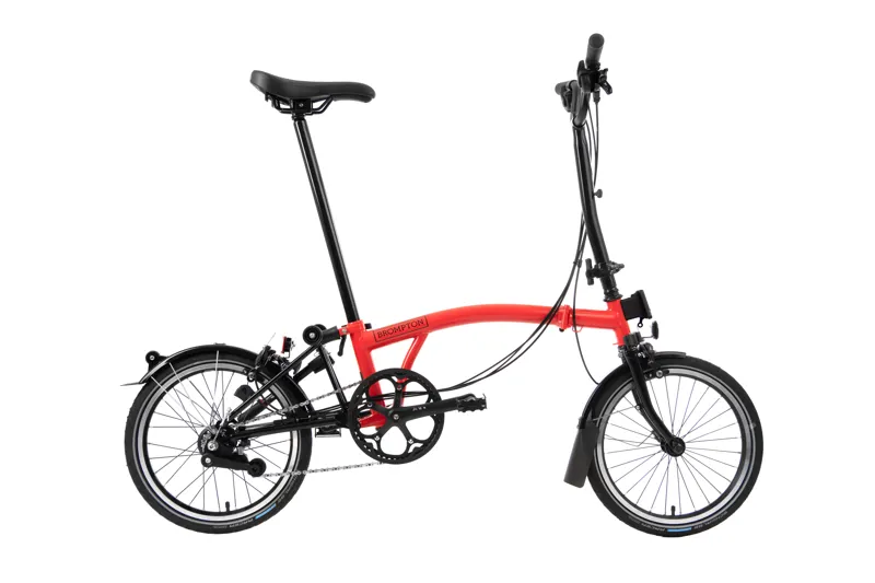 2021 Brompton M6L Black Edition in Rocket Red-1