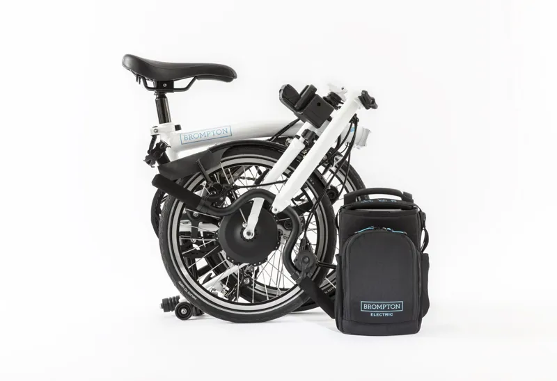 Brompton Ex-Demo E-Bike M2L in white - 2 Speed-2