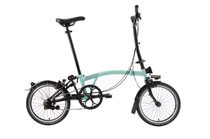 2021 Brompton M6L Black Edition Folding Bicycle in Turkish Green-1