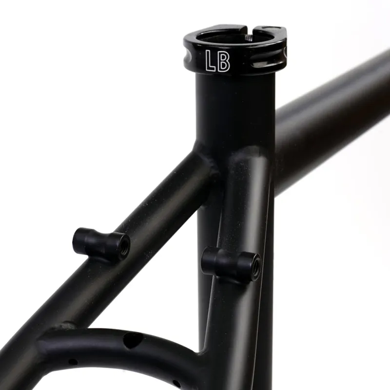 The Light Blue Darwin Steel Touring/Adventure Frame Set in Matt Black-5