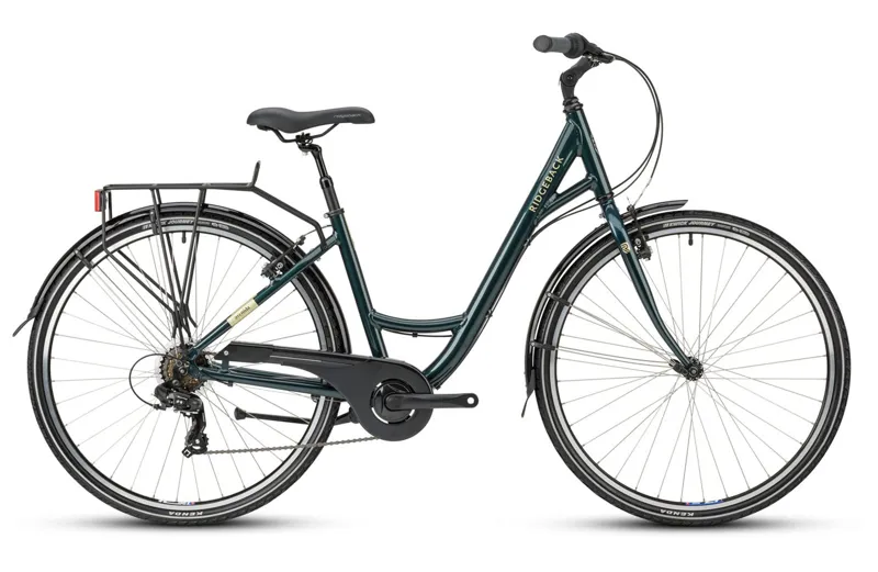 Ridgeback Avenida 6 Hybrid Bike in Green