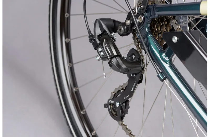 Ridgeback Avenida 6 Hybrid Bike in Green-8