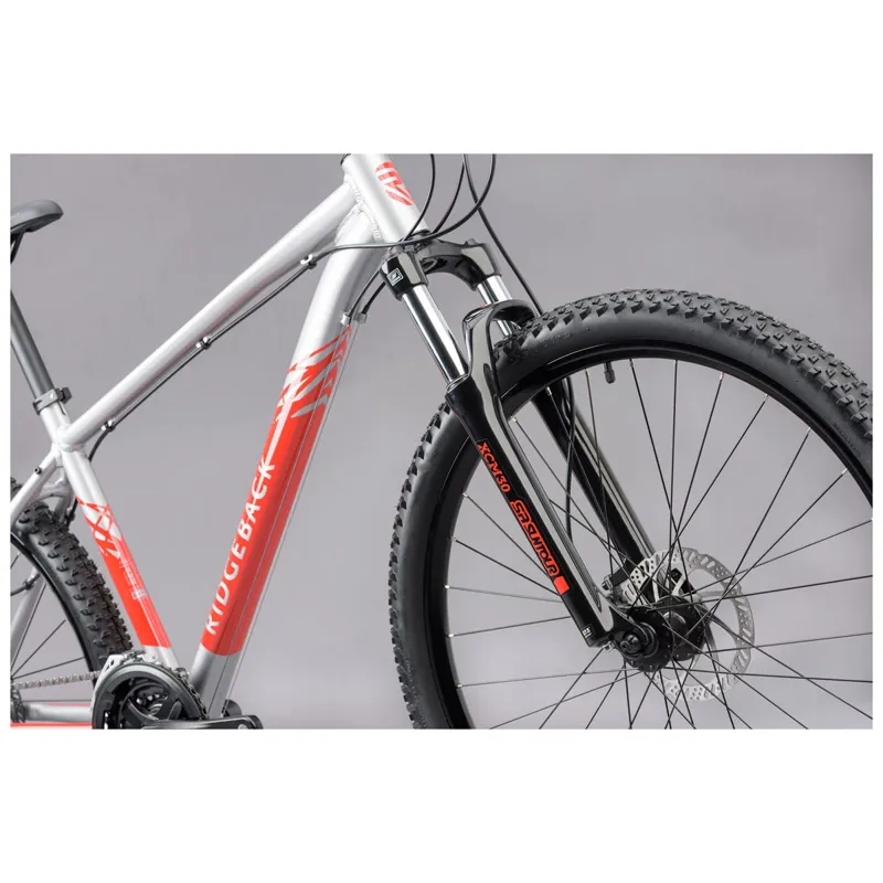Ridgeback Terrain 4 Mountain Bike in Silver and Orange-4