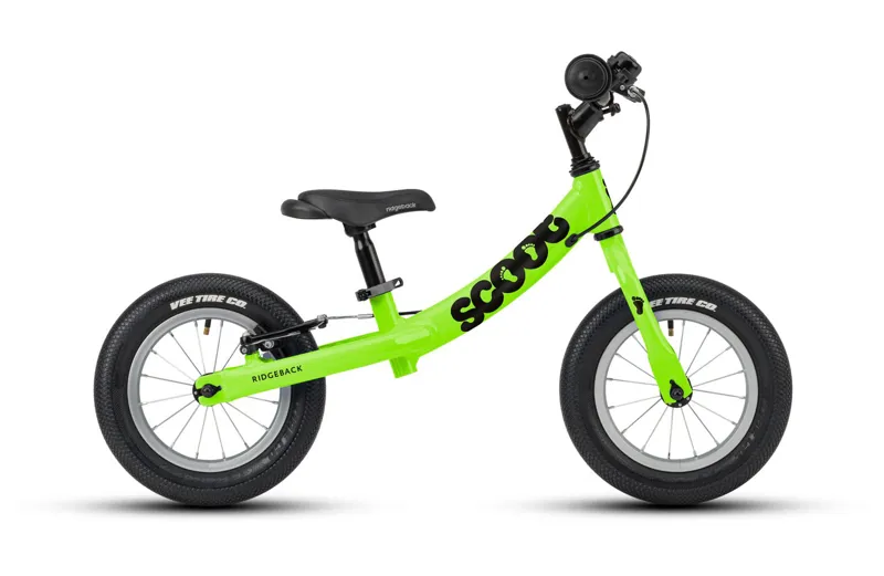 Green bike with training wheels online