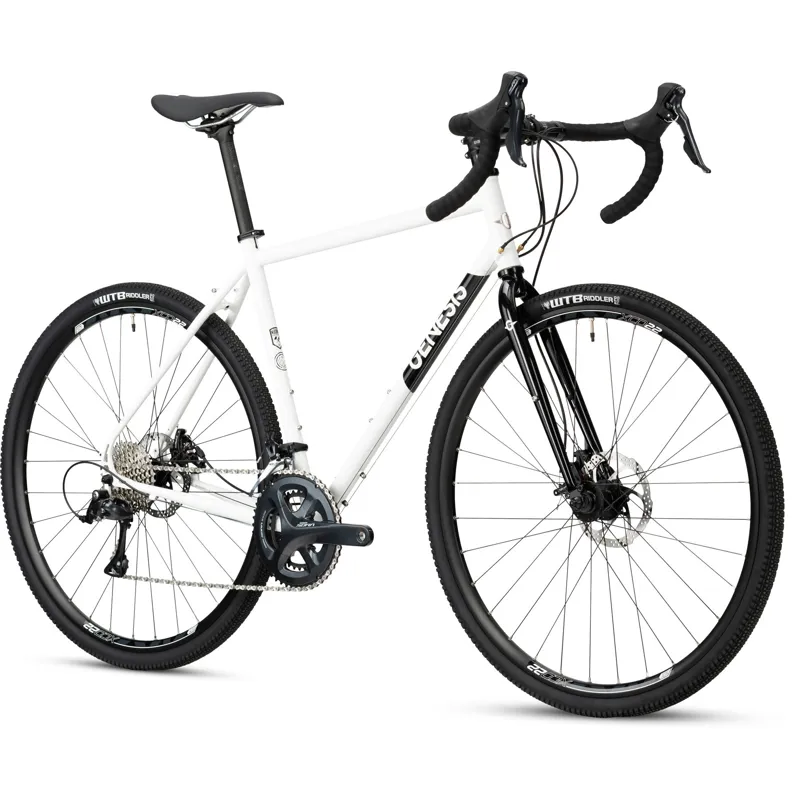 2020 Genesis Croix De Fer 10 Shimano Sora Road Bike in White-1