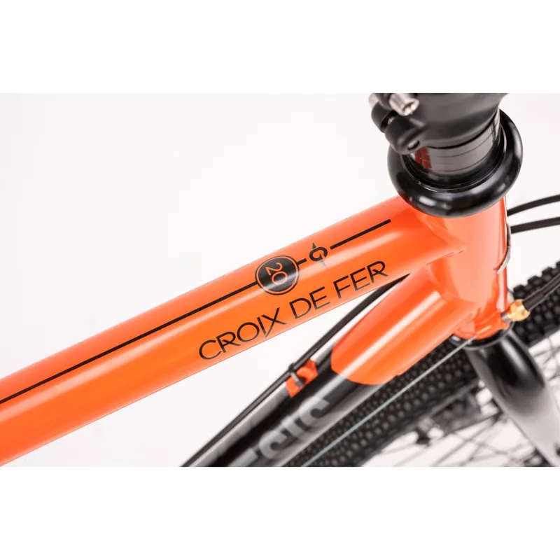 2020 Genesis Croix De Fer 20 Alt Shimano Tiagra Road Bike in Orange-3