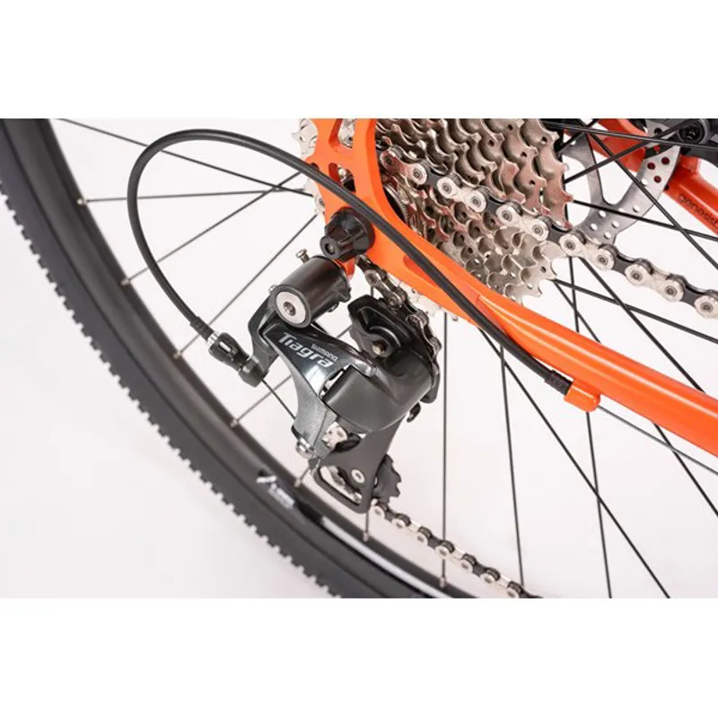 2020 Genesis Croix De Fer 20 Alt Shimano Tiagra Road Bike in Orange-4