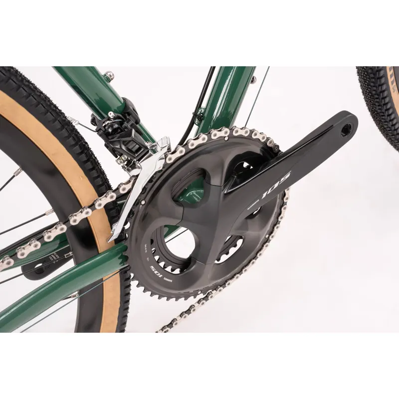 2020 Genesis Croix De Fer 30 Shimano R7000 105 Road Bike in Green-2