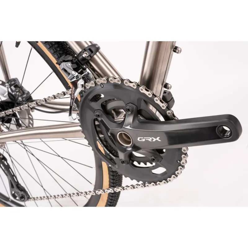 2020 Genesis Croix De Fer Titanium Road Bike in Polished Silver-1