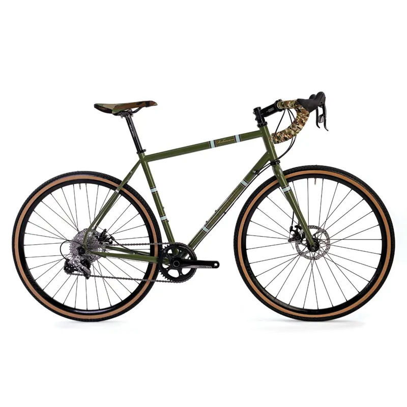 The Light Blue Robinson V2 Rival 1x Disc Road Bike in Green-1