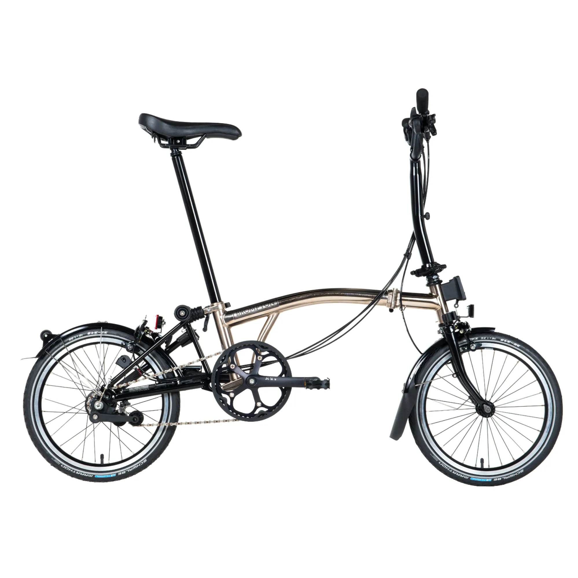 Brompton M6L Nickel Edition Steel Folding Bike