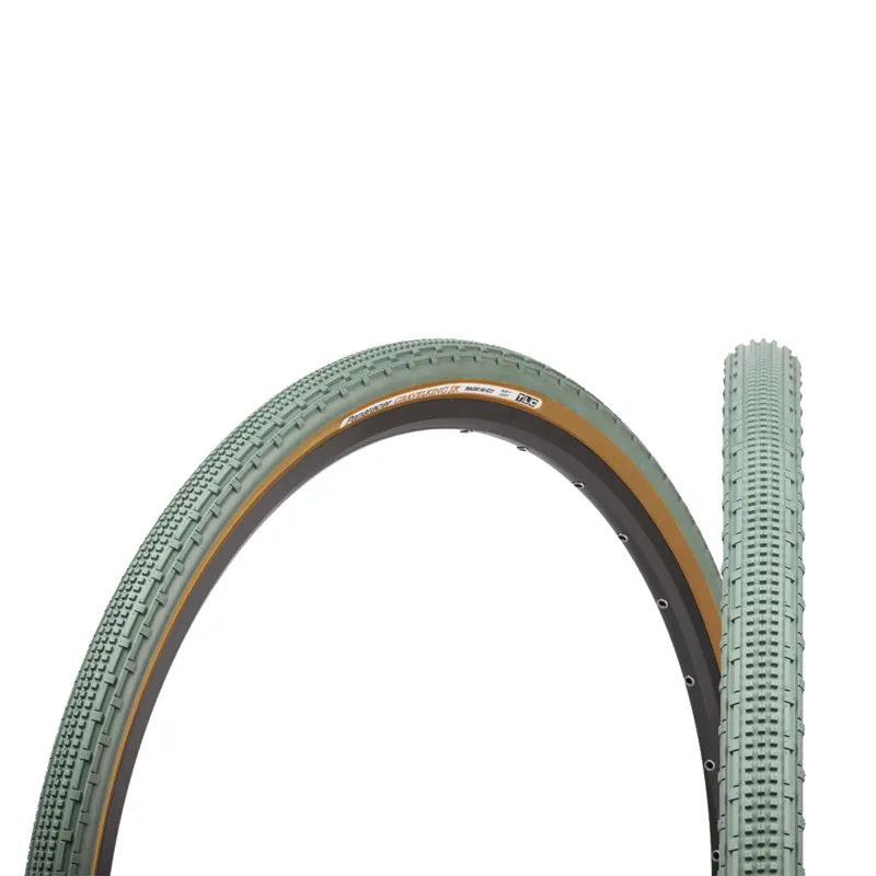 Panaracer Gravelking SK Colour Edition TLC Folding Tyre: Brown/Olive