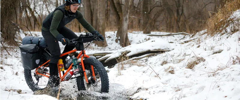 Surly Pugsley Adventure Touring Fat Bike in Orange-1