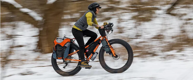 Surly Pugsley Adventure Touring Fat Bike in Orange-5