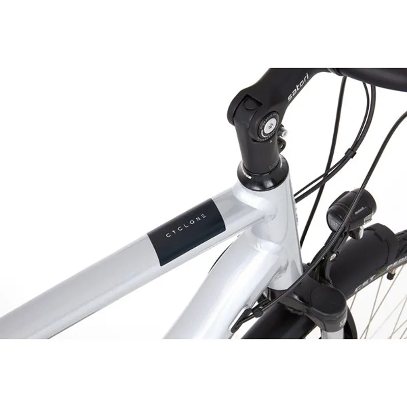 2020 Ridgeback Cyclone Shimano STEPS Mens E-Bike in Silver-2