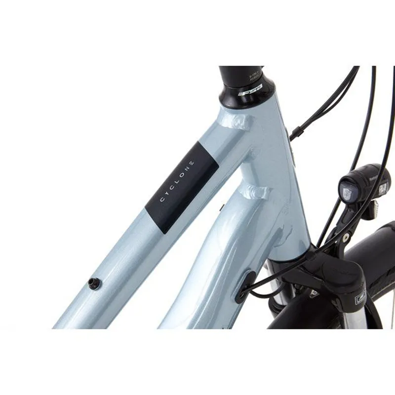 2020 Ridgeback Cyclone Shimano STEPS Open Frame E-Bike in Silver-2