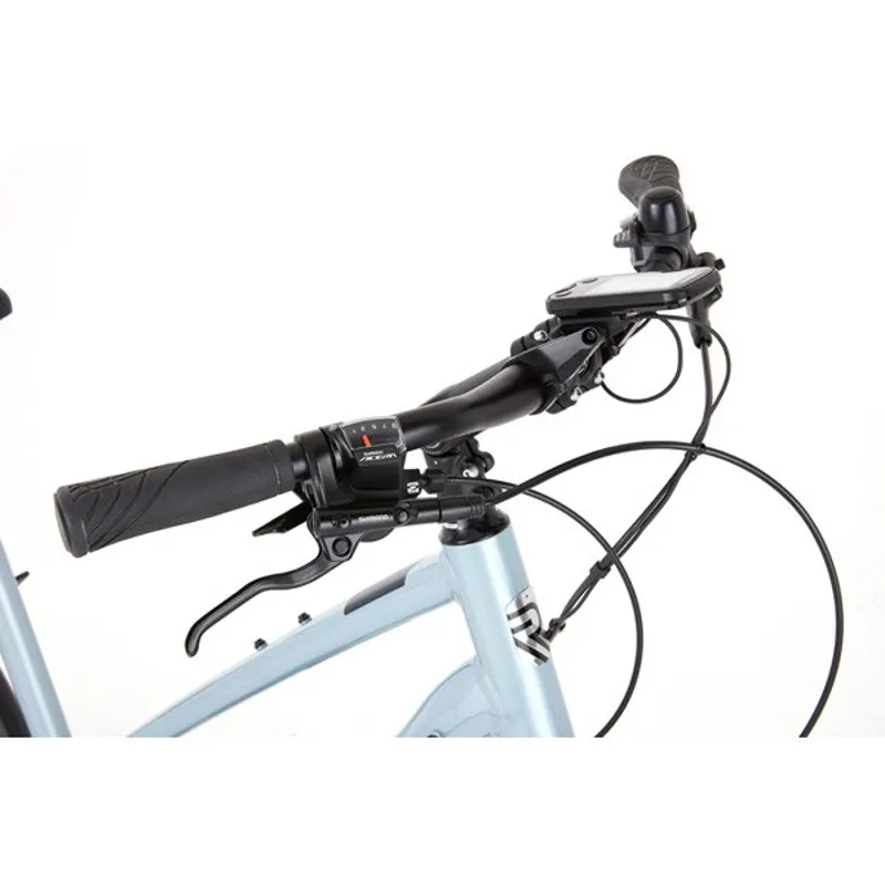 2020 Ridgeback Cyclone Shimano STEPS Open Frame E-Bike in Silver-3