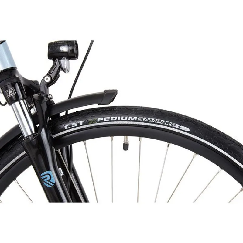 2020 Ridgeback Cyclone Shimano STEPS Mens E-Bike in Silver-5