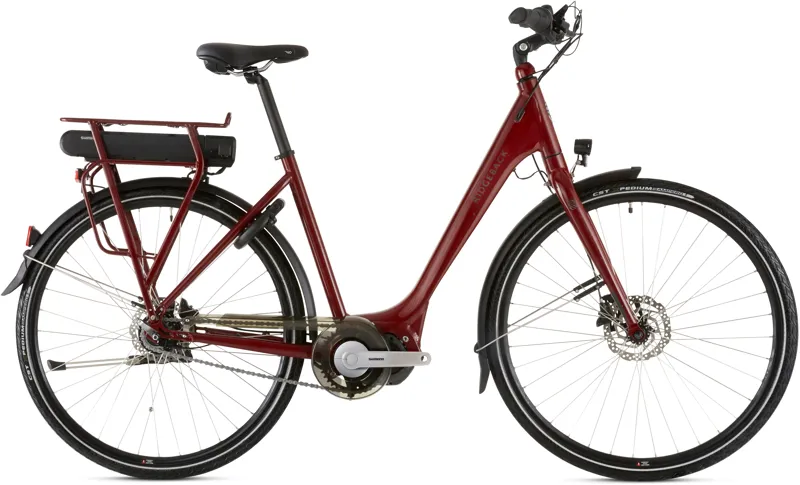 2020 Ridgeback Electron+ Shimano STEPS Womens Electric E-Bike in Red