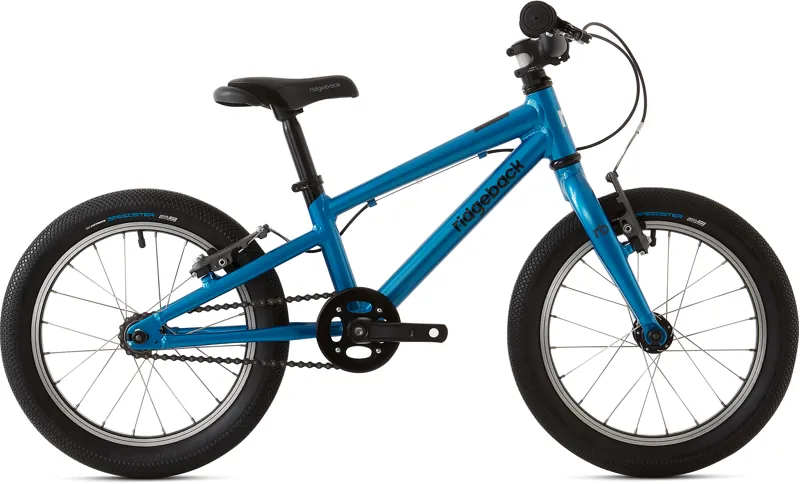2020 Ridgeback Dimension 16 Inch Wheel Kids Bike in Blue